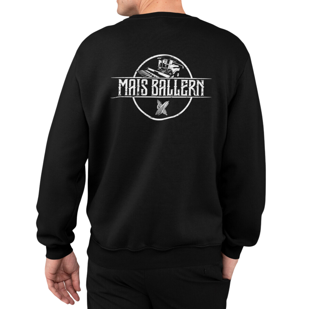 Mais ballern Rückseite | Premium Sweater
