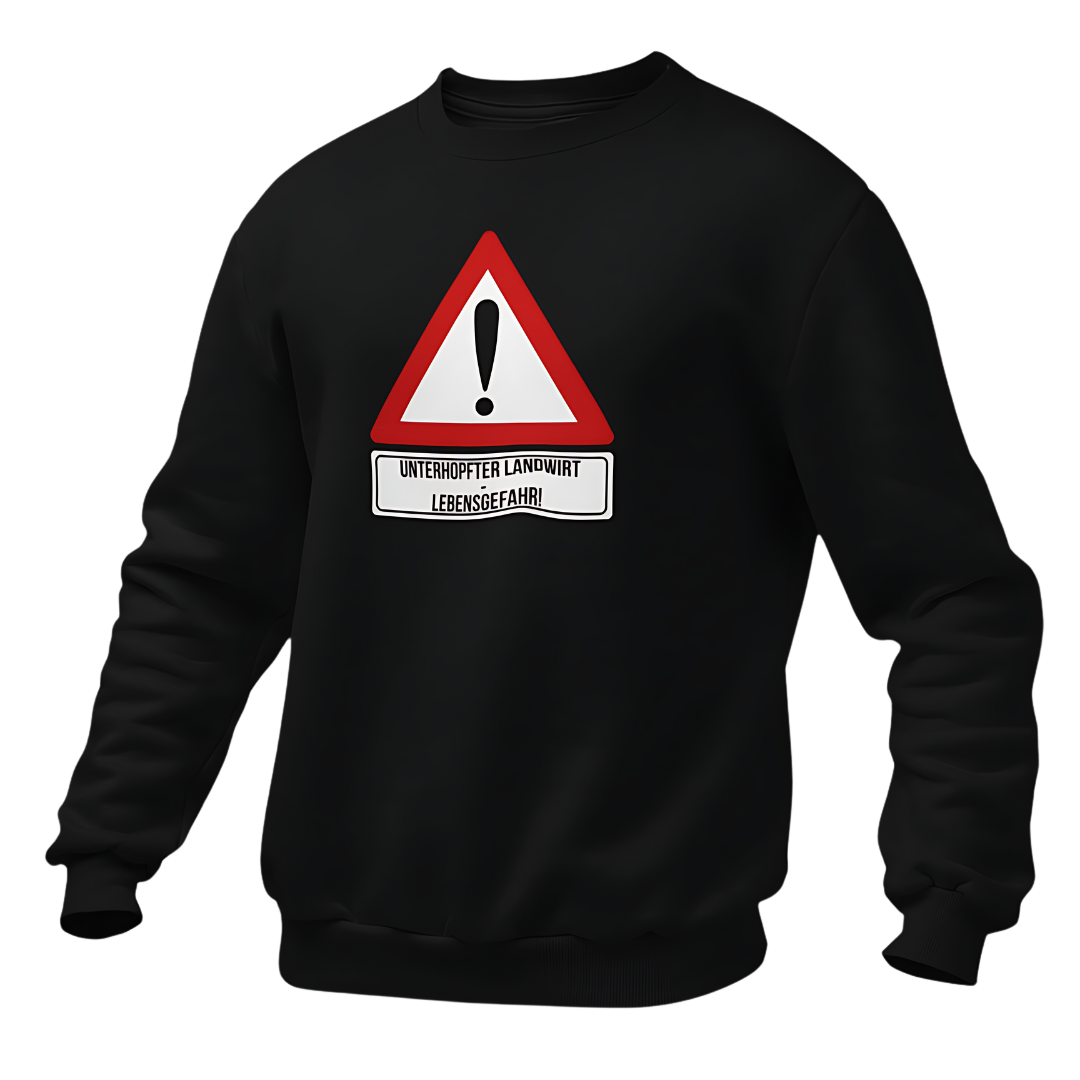 *NEU* Lebensgefahr! Unterhopfter Landwirt Premium - Sweater