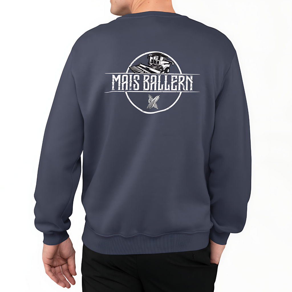 Mais ballern Rückseite | Premium Sweater