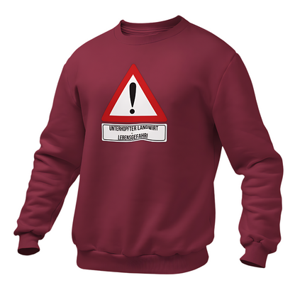 *NEU* Lebensgefahr! Unterhopfter Landwirt Premium - Sweater