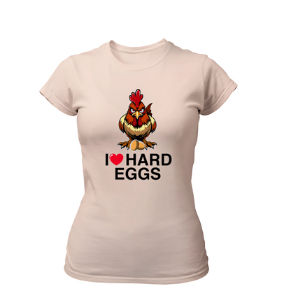 I Love Hard Eggs | Premium T Shirt Frauen