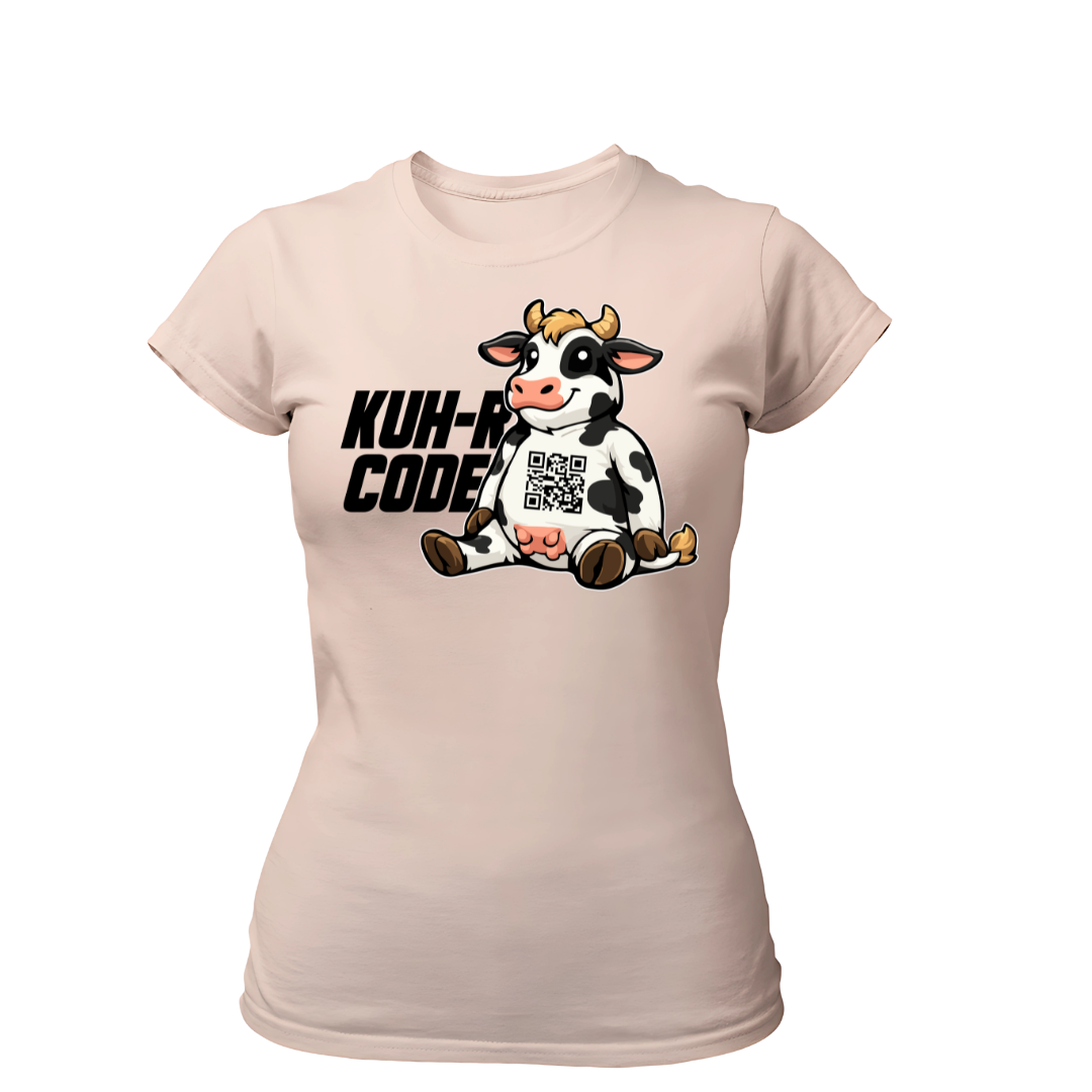 Kuh R Code | Premium T Shirt Frauen