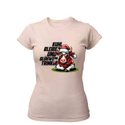 Kuhl bleiben und Glühwein trinken | Premium T Shirt Frauen