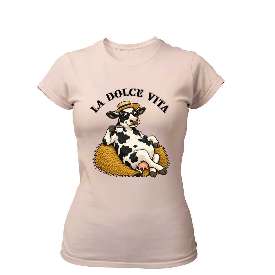 La Dolce Vita Kuh | Premium T Shirt Frauen