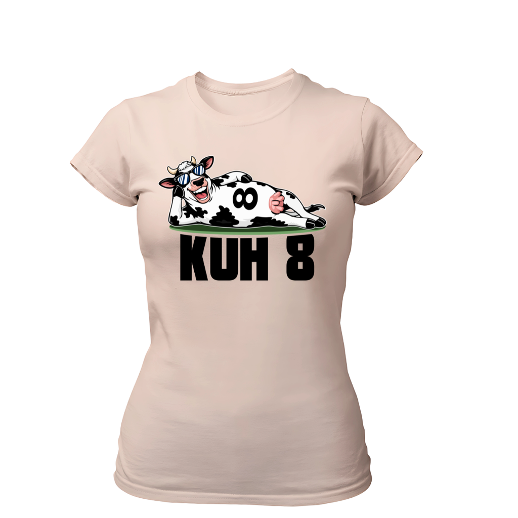 Kuh 8 | Premium T Shirt Frauen