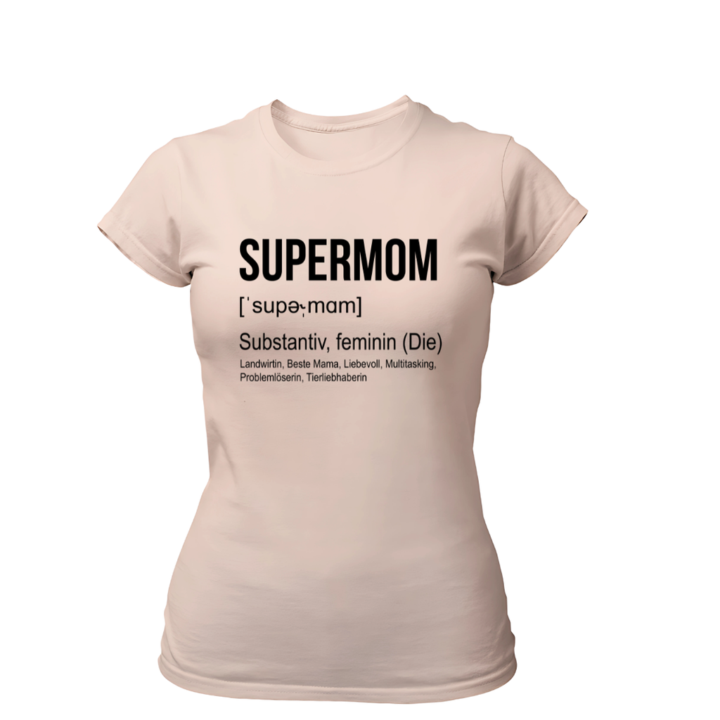 Supermom Definition | Premium T Shirt Frauen