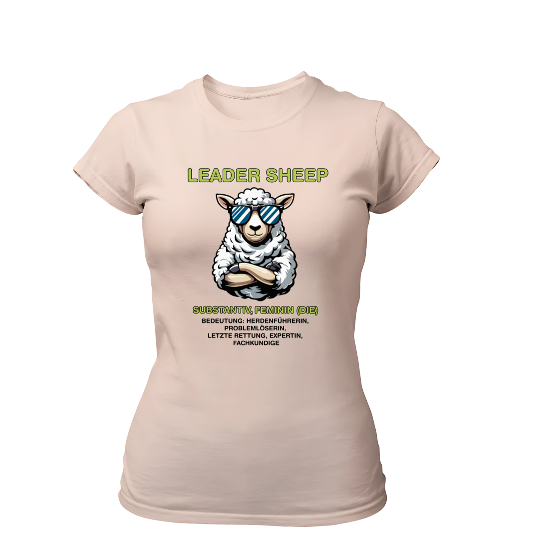 Leader Sheep Bedeutung | Premium T Shirt Frauen