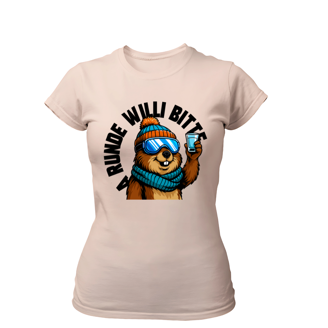 A Runde Willi bitte | Premium T Shirt Frauen