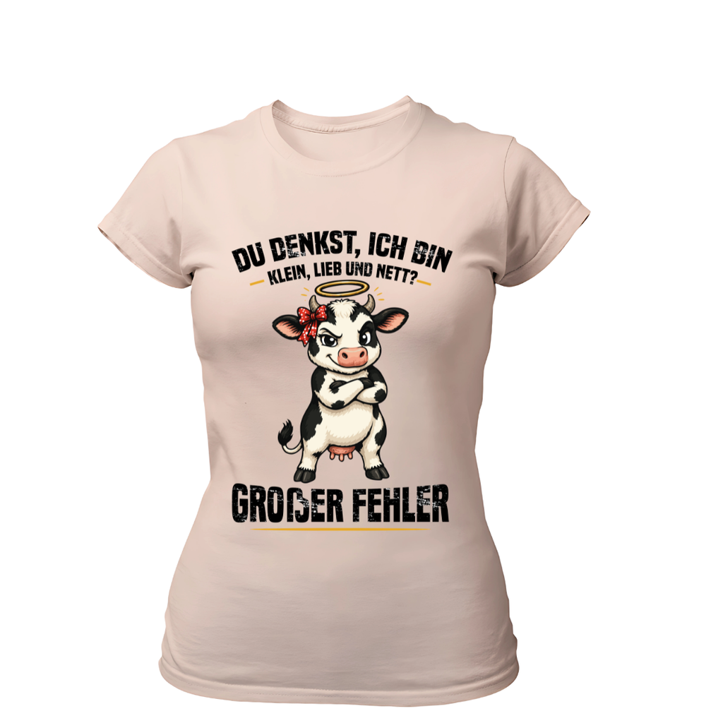 Süße Kuh Großer Fehler | Premium T Shirt Frauen