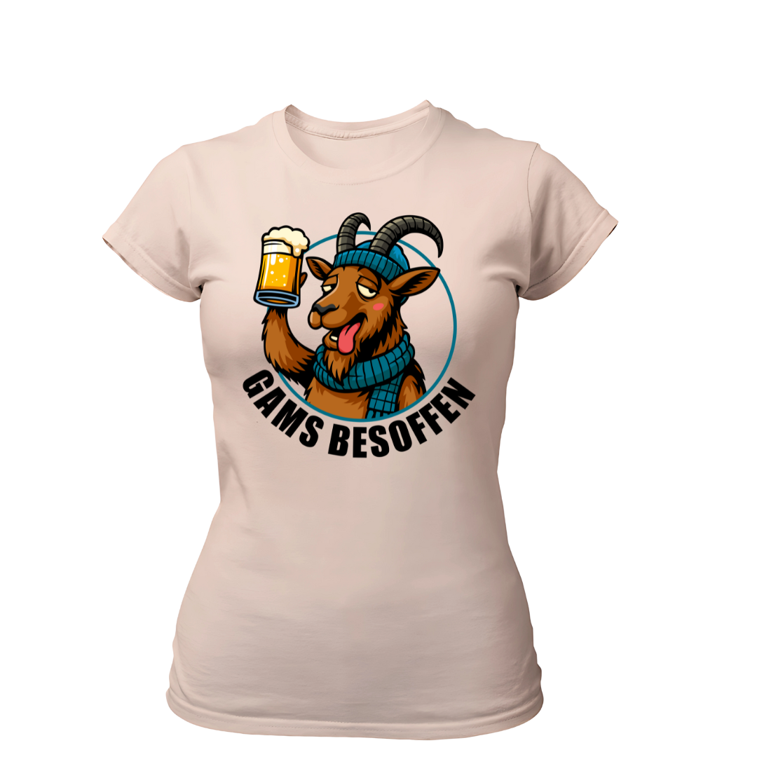 Gams besoffen | Premium T Shirt Frauen