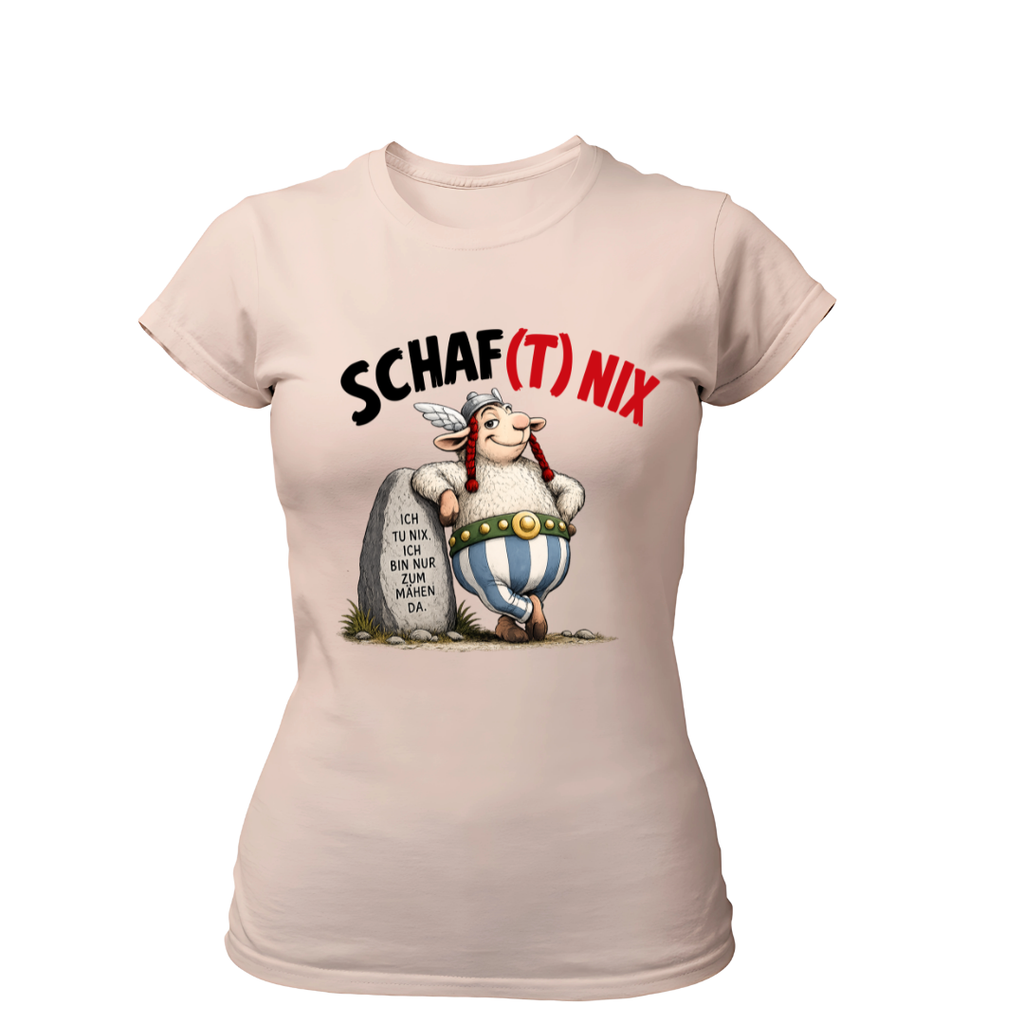 Schafft Nix Comic | Premium T Shirt Frauen