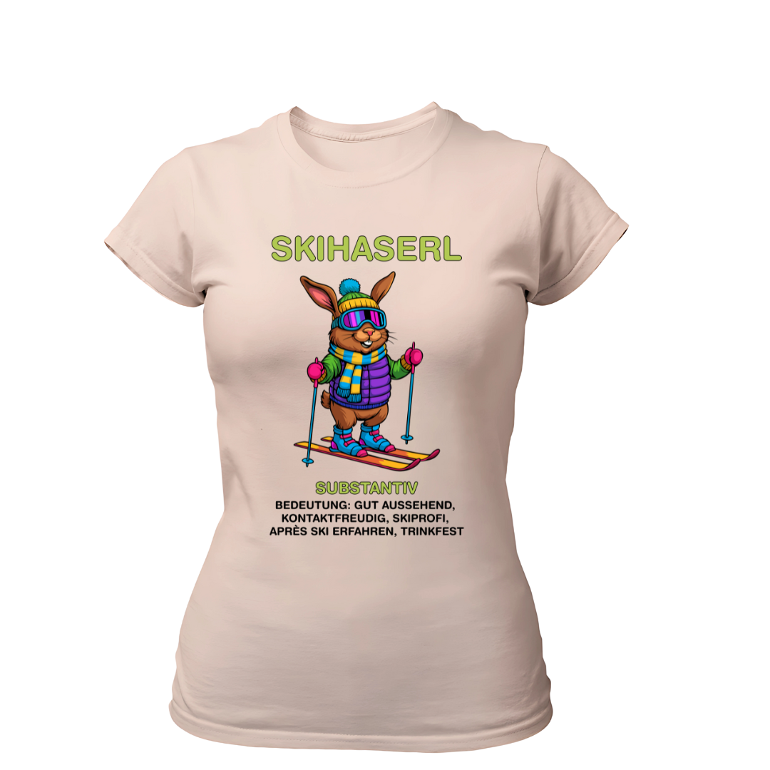 Skihaserl Bedeutung | Premium T Shirt Frauen