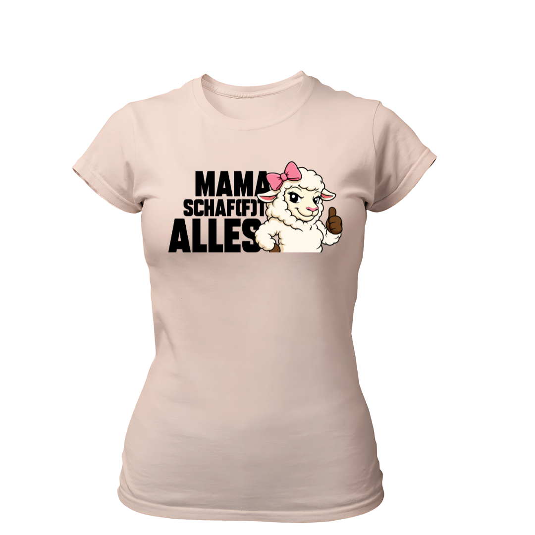 Mama Schafft Alles | Premium T Shirt Frauen