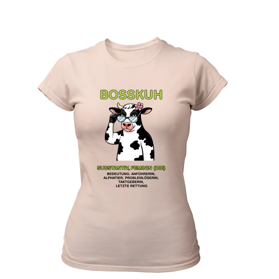 Bosskuh Bedeutung | Premium T Shirt Frauen