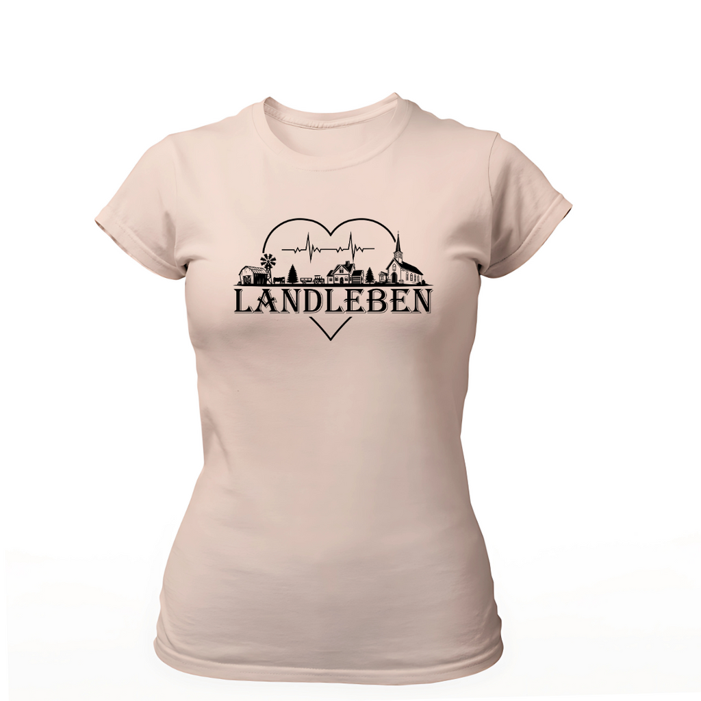 LANDLEBEN "Skyline" | Premium T Shirt Frauen