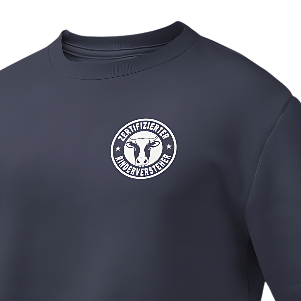 Zertifizierter Rinderversteher Brustdruck | Premium Sweater