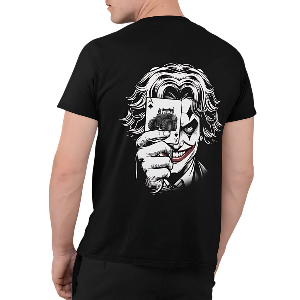 Joker Motiv Rückseite | Premium T Shirt