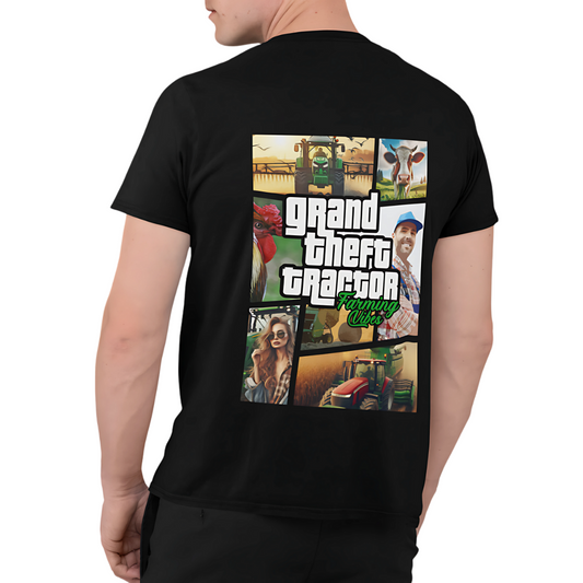 *NEU* Grand Theft "Farming Vibes" Premium *Rückseite* - T-Shirt