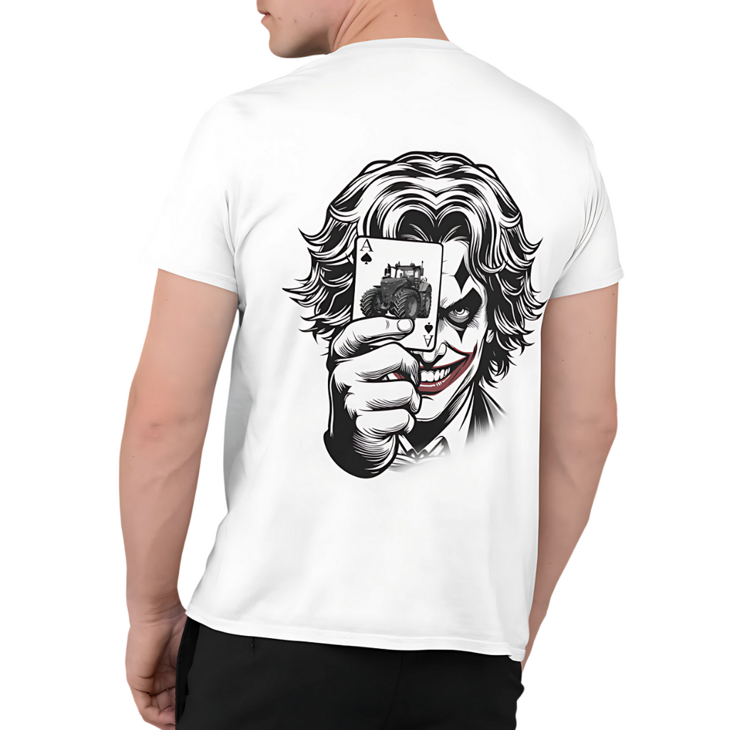 Joker Motiv Rückseite | Premium T Shirt