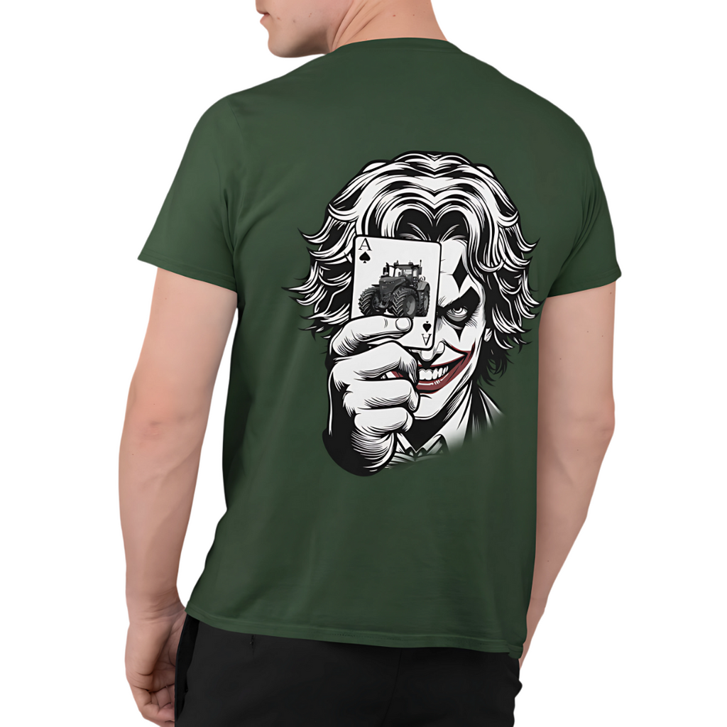 Joker Motiv Rückseite | Premium T Shirt