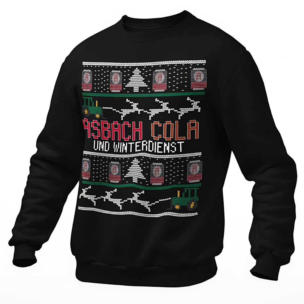 Asbach Cola und Winterdienst Ugly | Premium Sweater