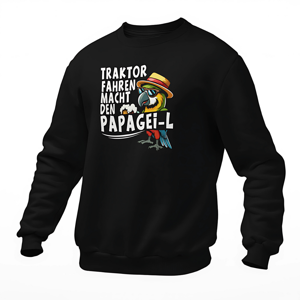 Traktor fahren macht den Papagei-L | Premium Sweater