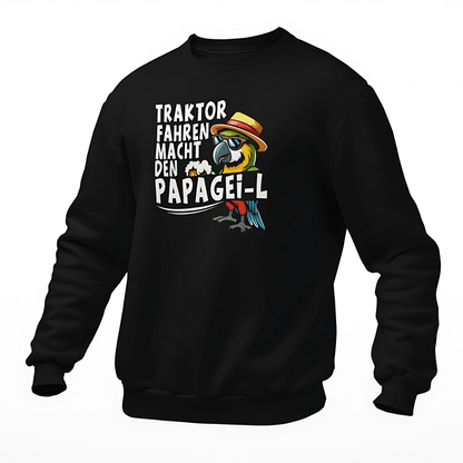 *NEU* Traktor fahren macht den Papagei-L Premium - Sweater