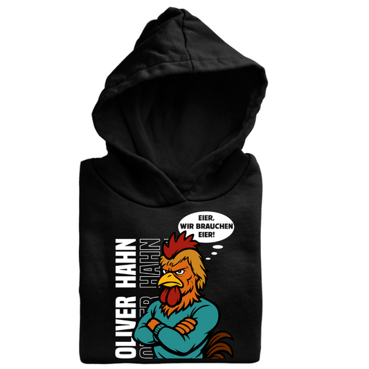 Hahn Eier wir brauchen Eier Edition | Premium Hoodie
