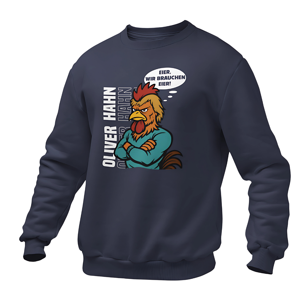 Hahn Eier wir brauchen Eier Edition | Premium Sweater