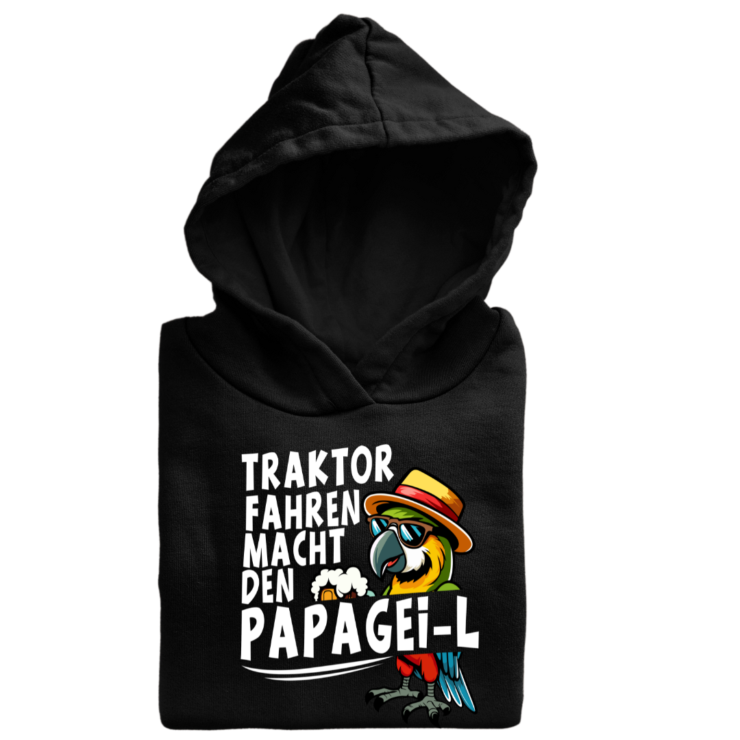 *NEU* Traktor fahren macht den Papagei-L Premium - Hoodie