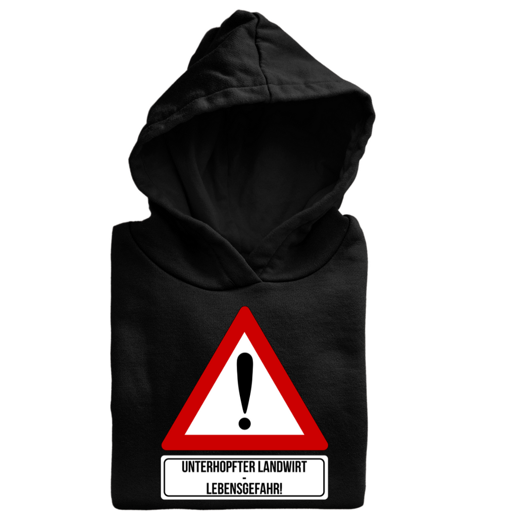 Lebensgefahr! Unterhopfter Landwirt | Classic Hoodie