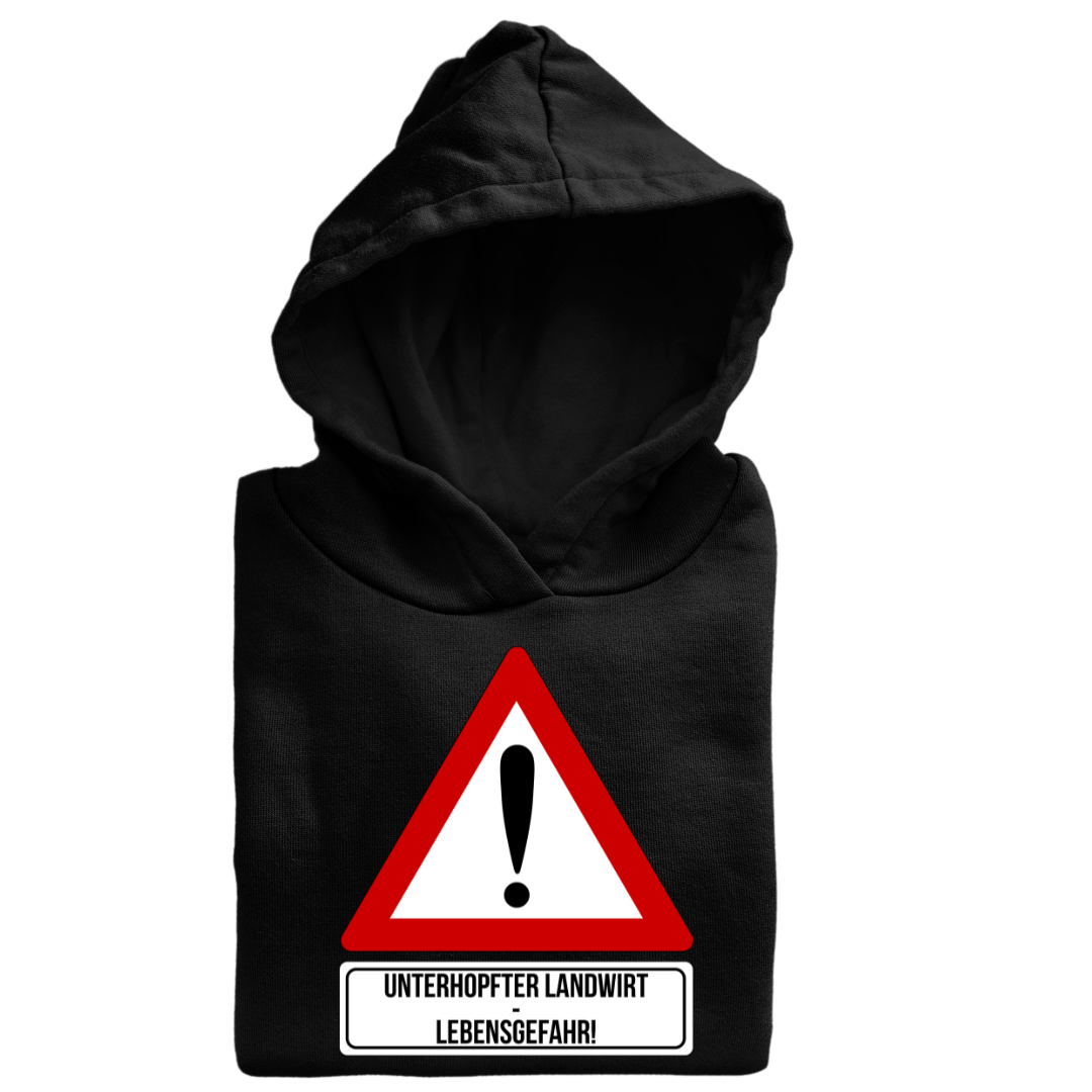 *NEU* Lebensgefahr! Unterhopfter Landwirt Premium - Hoodie