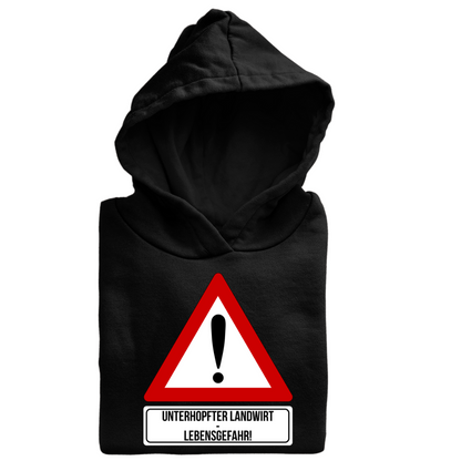 *NEU* Lebensgefahr! Unterhopfter Landwirt Premium - Hoodie