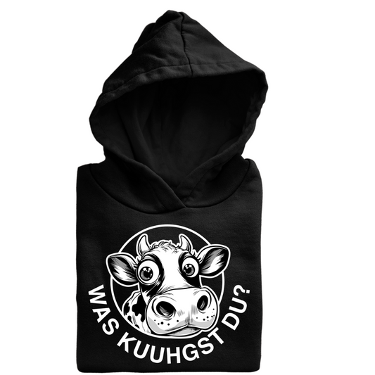 Was Kuuhgst Du | Premium Hoodie