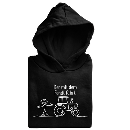 *NEU* Der mit dem Fendt fährt Premium - Hoodie