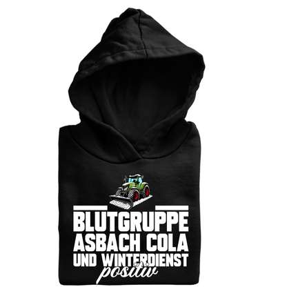 Asbach Cola und Winterdienst Positiv | Premium Hoodie