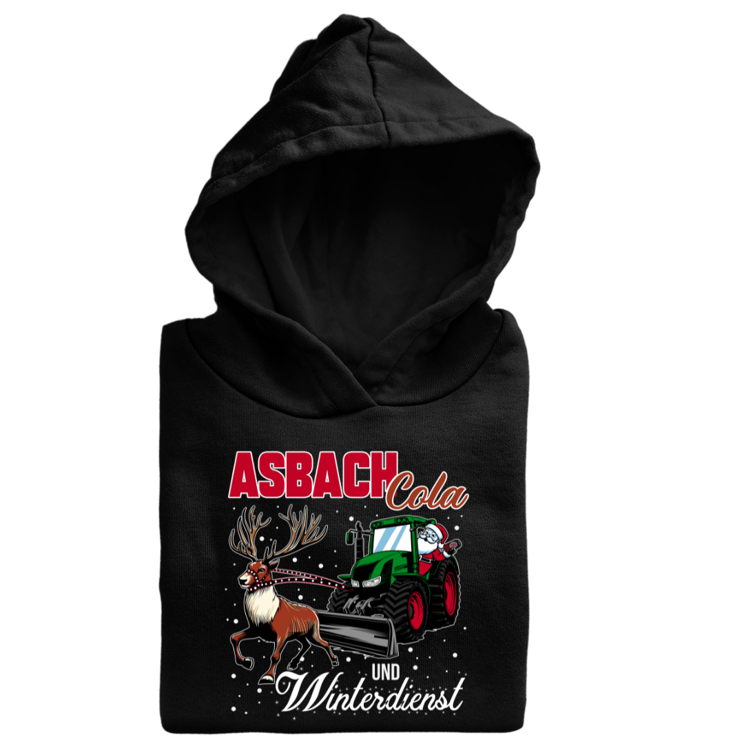 Asbach Cola und Winterdienst Premium - Hoodie