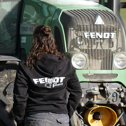 FendtPower Rückseite | Premium Zip Hoodie