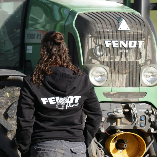 FendtPower Rückseite | Premium Zip Hoodie