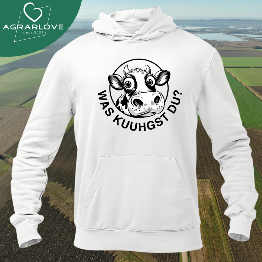 Was Kuuhgst Du | Premium Hoodie