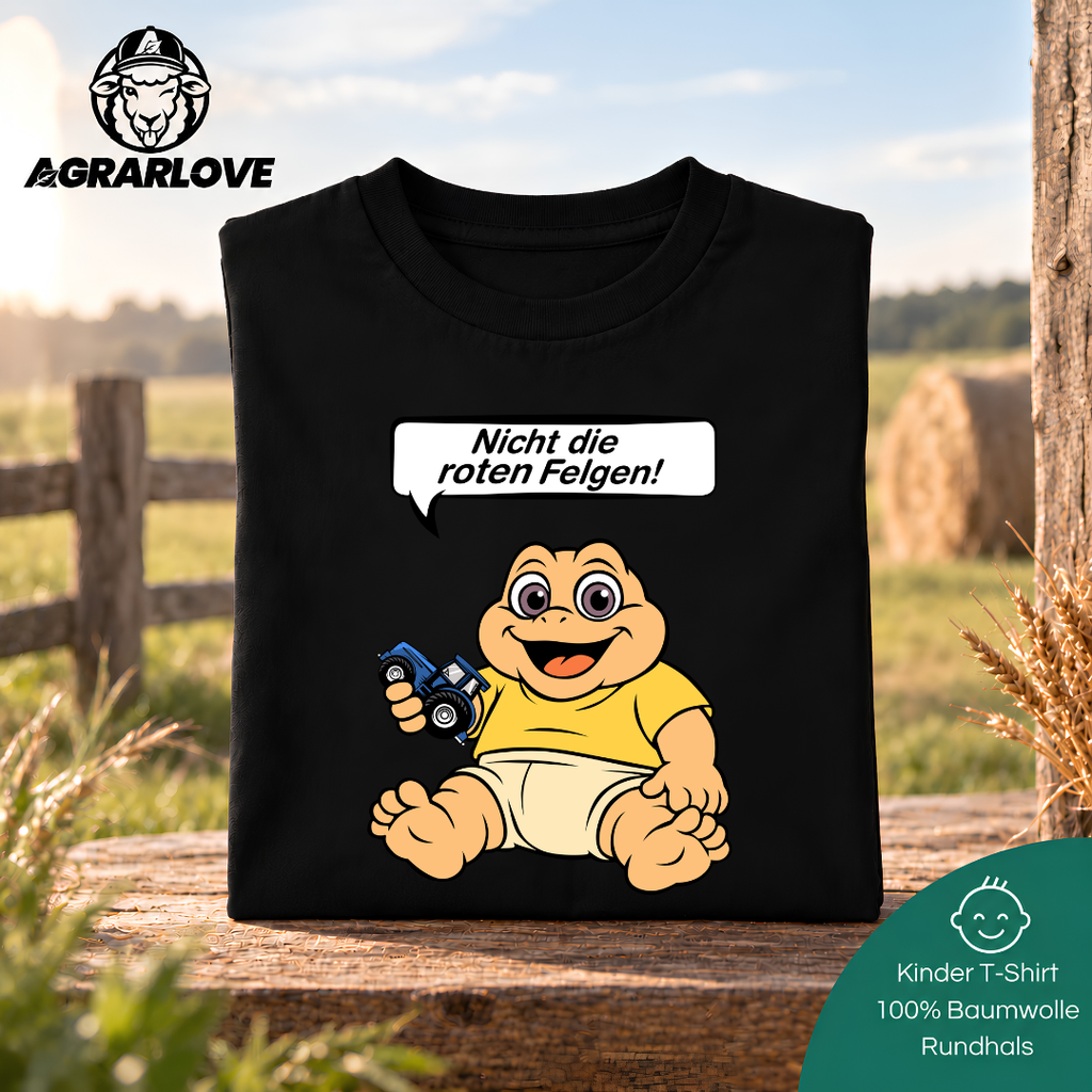 Nicht die Roten Felgen Dinobaby New Holland Edition | T Shirt Kinder