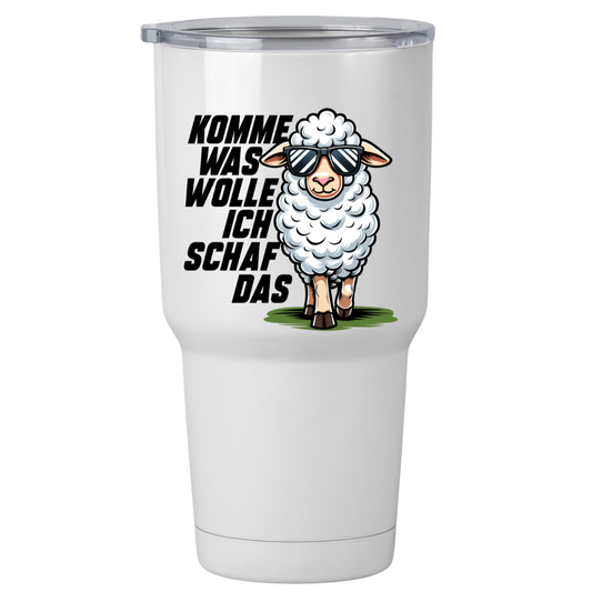 Komme was Wolle ich Schaf das | Thermobecher